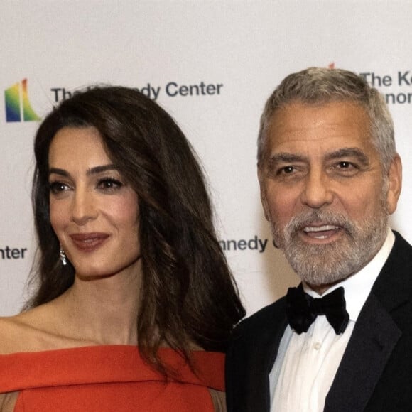 George Clooney, Amal Clooney - Dîner de gala des lauréats du 45e prix annuel du Kennedy Center à Washington, le 3 décembre 2022.