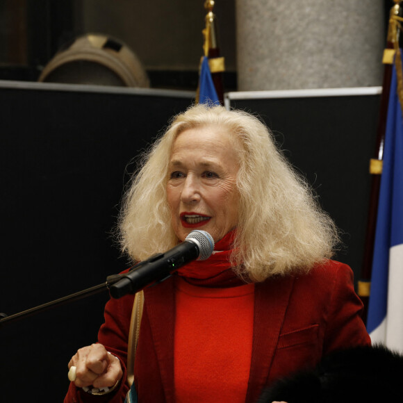 Exclusif - Brigitte Fossey - Cocktail "Jean Gabin L'exposition" à l'Espace Landowski Musée des Années 30 à Boulogne-Billancourt le 21 novembre 2022. © Marc Ausset-Lacroix/Bestimage 