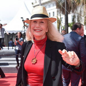 Brigitte Fossey à la montée des marches de "Pacifiction" lors du 75ème Festival International du Film de Cannes, le 26 mai 2022. © Giancarlo Gorassini / Bestimage 