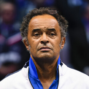 Yannick Noah ( entraîneur de l' équipe de France) - 3eme match de la Finale de la coupe Davis en double opposant la France à la Belgique remporté par Richard Gasquet et Pierre-Hugues Herbert (6-1, 3-6, 7-6, 6-4) au Stade Pierre Mauroy à Lille , le 25 novembre 2017. © Perusseau - Ramsamy / Bestimage