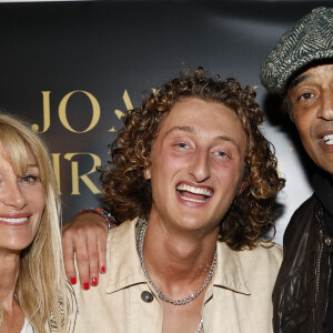 Exclusif - Joalukas Noah avec ses parents, Isabelle Camus et Yannick Noah lors de la soirée d'anniversaire de Joalukas Noah, fils de Yannick Noah et Isabelle Camus, pour ses 18 ans à Paris le 10 juin 2022. © Cyril Moreau / Bestimage 