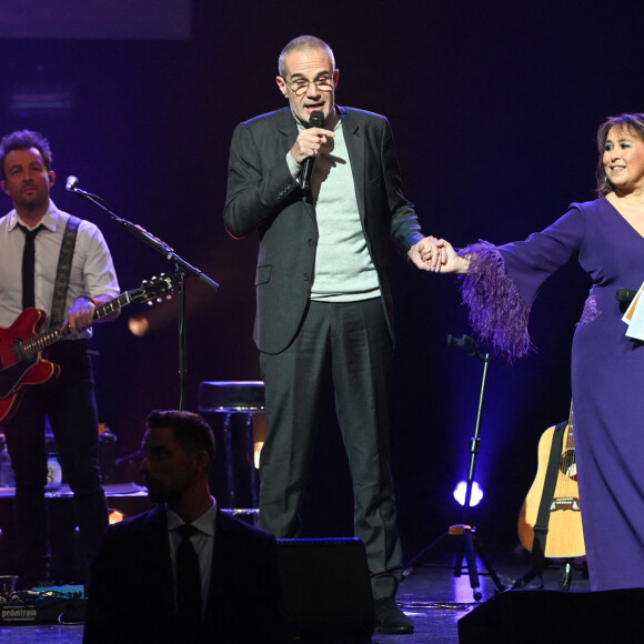 Exclusif - No Tabloids - Laurent Weil et Sandrine Sebbane - Grande soirée de la solidarité de l'Appel national pour la Tsedaka au Palais des Congrès à Paris le 5 décembre 2022. © Coadic Guirec/Bestimage  (No Web - pour suisse et Belgique) 