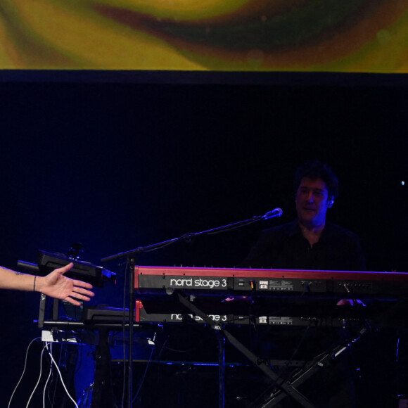 Exclusif - No Tabloids - Patrick Bruel et Ycare - Grande soirée de la solidarité de l'Appel national pour la Tsedaka au Palais des Congrès à Paris le 5 décembre 2022. © Coadic Guirec/Bestimage  (No Web - pour suisse et Belgique) 