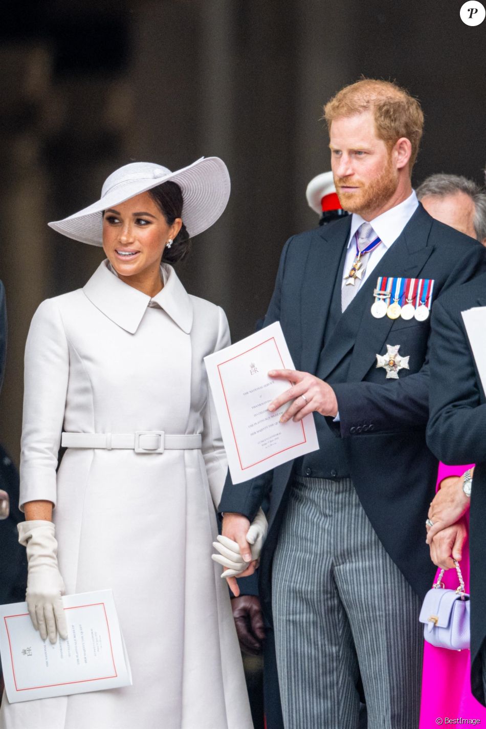 Le Prince Harry Duc De Sussex Et Meghan Markle Duchesse De Sussex Les Membres De La Famille 