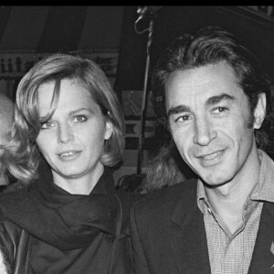 Jeane Manson et Richard Berry à la générale de la pièce "Marguerite et les autres" à Paris en 1983.