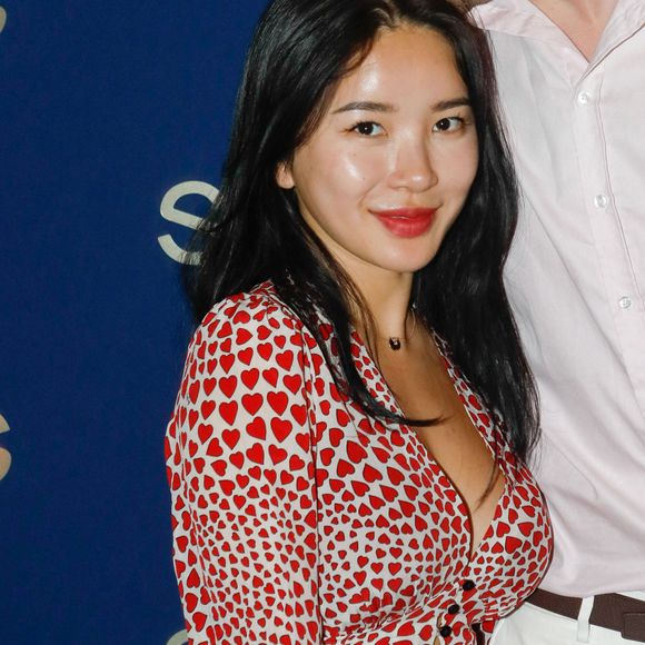 Exclusif - Yannick Agnel et sa compagne Su Park - People à la présentation de la collection Hommes printemps-été 2020 "Smalto" au Mansion Francesco Smalto à Paris. Le 22 juin 2019 © Veeren Ramsamy-Christophe Clovis / Bestimage