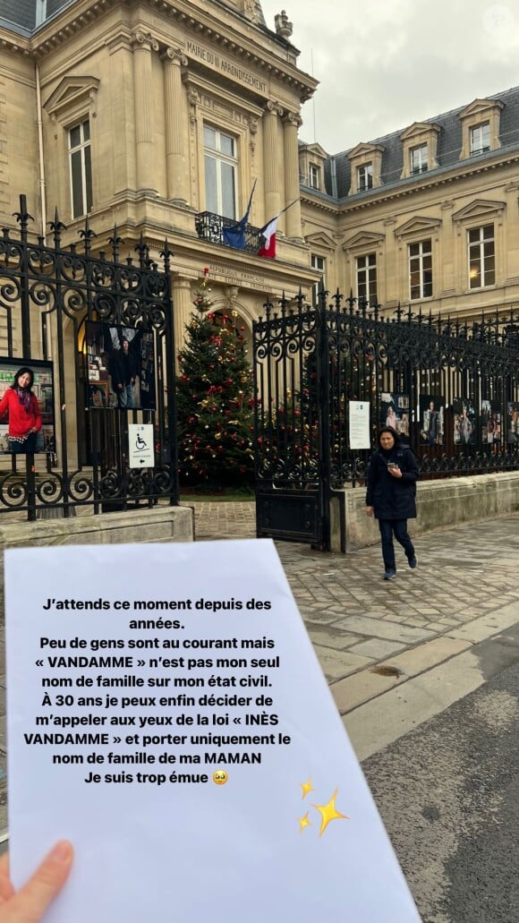 Inès Vandamme fait une grande annonce sur Instagram, le 8 décembre 2022