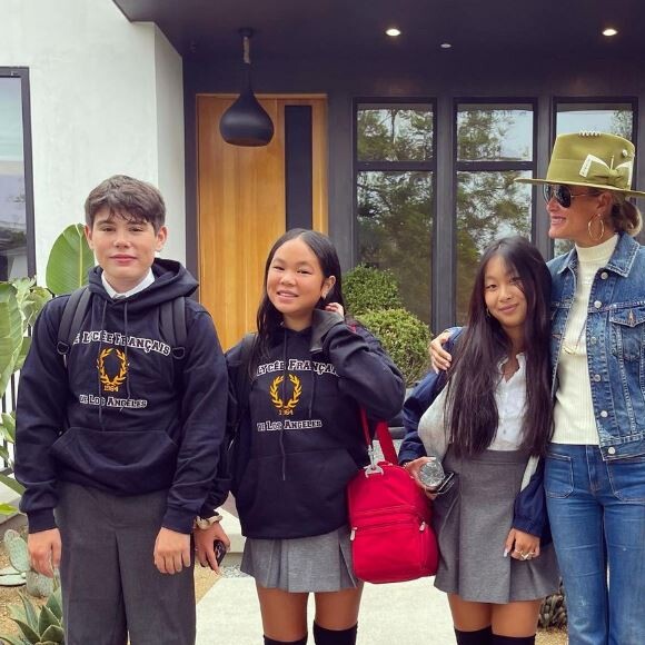 Laeticia Hallyday en famille sur Instagram