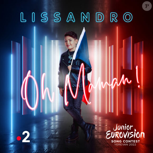 Exclusif - Eurovision Junior 2022 : Lissandro représentera la France avec son titre "Oh Maman !" Visuel emblématique utilisé pour l'Eurovision Junior. Rendez-vous avec le chanteur Lissandro à l'occasion du concours de l'Eurovision Junior à Paris, France, le 24 septembre 2022. © Cyril Moreau/Bestimage