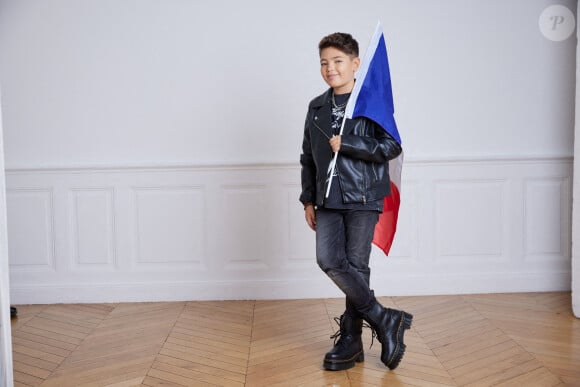 Exclusif - Rendez-vous avec le chanteur Lissandro à l'occasion du concours de l'Eurovision Junior. Le 24 septembre 2022. © Cyril Moreau/Bestimage