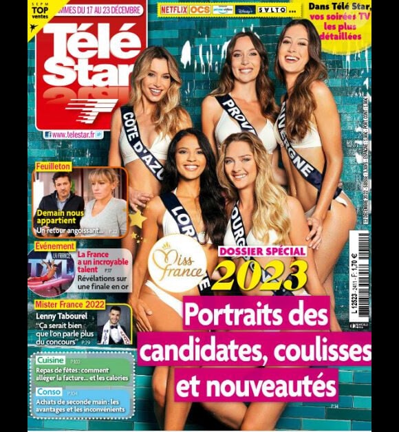 Couverture du magazine "Télé Star" du 12 décembre 2022