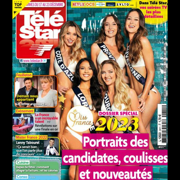 Couverture du magazine "Télé Star" du 12 décembre 2022