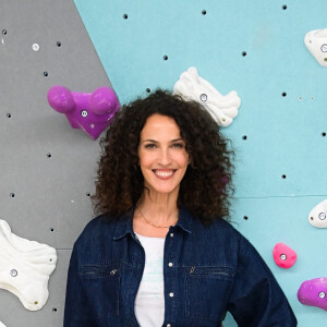 Linda Hardy ( actrice et mannequin - Miss France 1992 ) - Inauguration de la plus grande salle d'escalade du monde, Climb Up, à Aubervilliers le 12 mai 2022. © Federico Pestellini / Panoramic / Bestimage