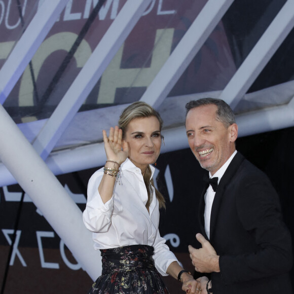 Melita Toscan du Plantier et Gad Elmaleh - 19e édition du Festival International du Film de Marrakech (FIFM) au Palais des Congrès à Marrakech, le 19 novembre 2022. © Denis Guignebourg/Bestimage