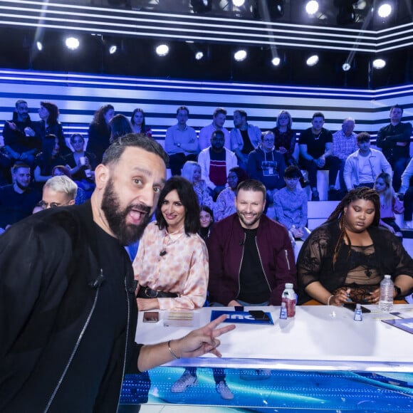 Exclusif - Cyril Hanouna, Géraldine Maillet, Raymond Aabou, Sandra Bello, Gilles Verdez - Enregistrement de l'émission "Touche Pas à Mon Poste (TPMP)", diffusée en direct sur C8 le 31 mars © Jack Tribeca / Bestimage 