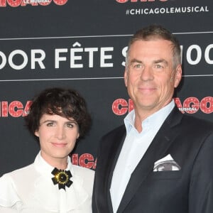 Anne-Laure Gruet et son compagnon Bruno Gaccio - Générale de la comédie musicale "Chicago" au Théâtre Mogador à Paris le 26 septembre 2018. © Coadic Guirec/Bestimage