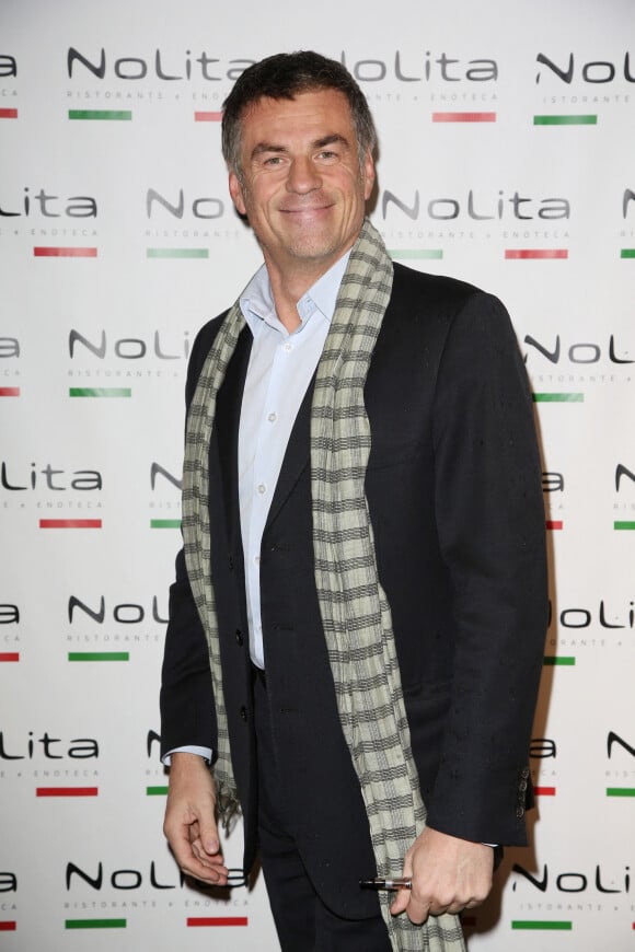 Exclusif - Bruno Gaccio - Anniversaire de l'incontournable programmateur de télévision et de radio Jacques Sanchez au restaurant branche NOLITA à Paris 8ème, le 29/05/2013.