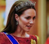 Kate Middleton, princesse de Galles - La famille royale d'Angleterre lors de la réception des corps diplômatiques au palais de Buckingham à Londres.