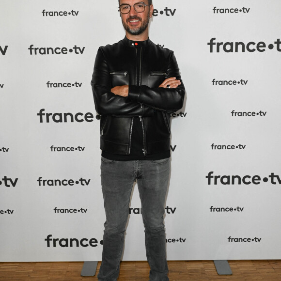 Jarry au photocall pour la conférence de presse de rentrée de France TV à la Grande Halle de la Villette à Paris, France, le 6 juillet 2022. © Coadic Guirec/Bestimage 