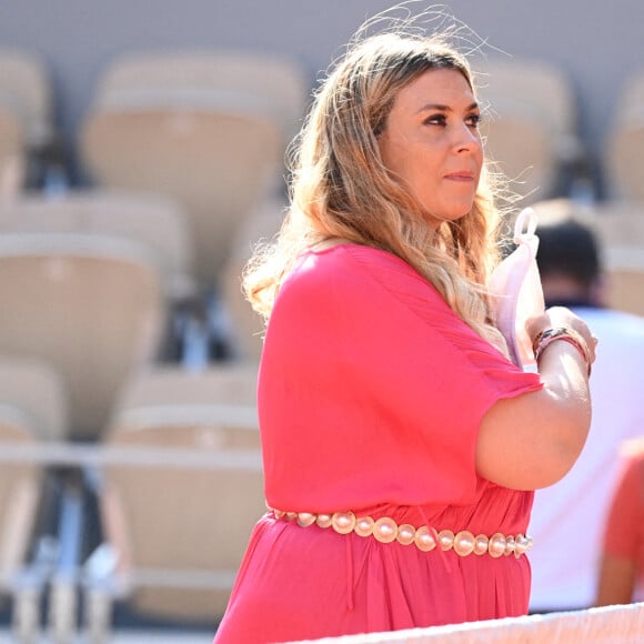 Marion Bartoli - L'Espagnol Rafael Nadal gagne sa place en demi-finale en battant l'Argentin Diego Schwartzman (6-3, 4-6, 6-4, 6-0) lors des Internationaux de France de tennis de Roland Garros, le 9 juin 2021. © Chryslene Caillaud / Panoramic / Bestimage