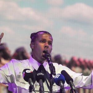 Le chanteur Stromae lors du Festival de Coachella à indio, Los Angeles, Californie, Etats-Unis, le 23 avril 2022. © Daniel DeSlover/Zuma Press/Bestimage 