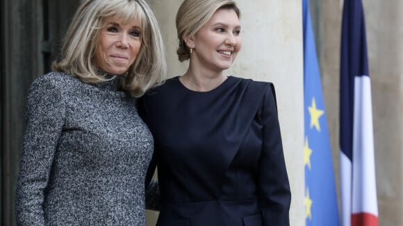 Brigitte Macron rayonnante et entourée d'Olena Zelenska et d'enfants, la première dame engagée