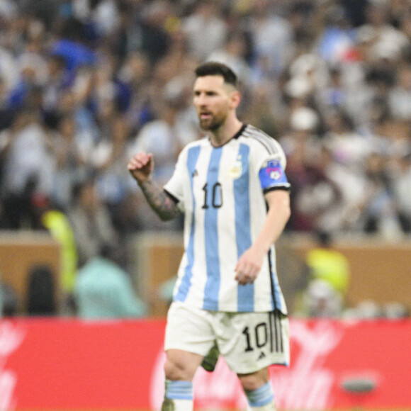 MBAPPE Kylian (FRA) / MESSI Lionel (ARG) pendant la seance de tirs au but - Match "France - Argentine (3-3 - tab 2-4)" en finale de la Coupe du Monde 2022 au Qatar, le 18 décembre 2022. 