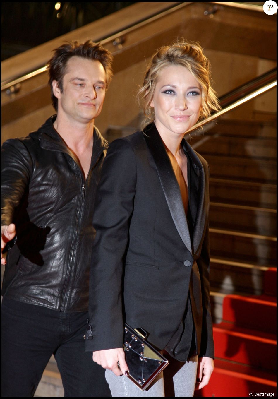 David Hallyday et Laura Smet - Soirée des NRJ Music Awards à Cannes