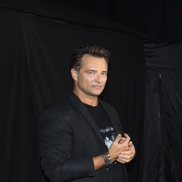 Exclusif - David Hallyday - Backstage de l'enregistrement de l'émission "La Chanson secrète 5", qui sera diffusée le 11 janvier 2020 sur TF1, à Paris. Le 17 décembre 2019 © Gaffiot-Perusseau / Bestimage 