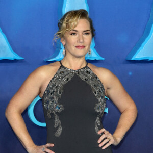 Kate Winslet au photocall de la première du film "Avatar 2: la voie de l'eau" au cinéma Leicester Square à Londres.