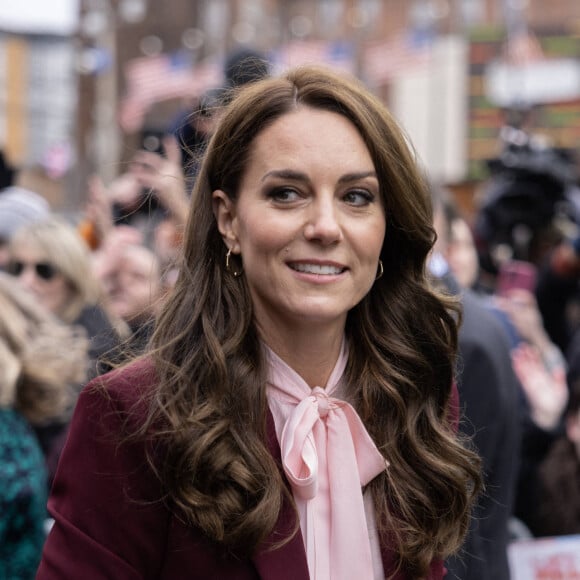 Kate Catherine Middleton, princesse de Galles - Le prince et la princesse de Galles en visite au centre Roca à Chelsea dans le Massachusetts, à l'occasion de leur voyage officiel aux Etats-Unis.