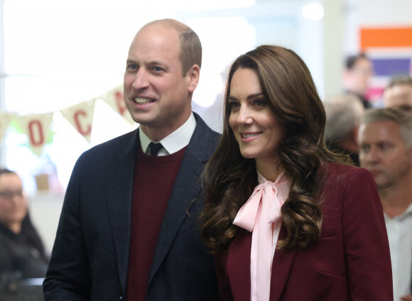 Le prince de Galles William et Kate Catherine Middleton, princesse de Galles - Le prince et la princesse de Galles en visite au centre Roca à Chelsea dans le Massachusetts, à l'occasion de leur voyage officiel aux Etats-Unis. Le 1er décembre 2022 