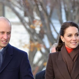 Le prince de Galles William et Kate Catherine Middleton, princesse de Galles, en visite sur le port de Boston, à l'occasion de leur déplacement officiel aux Etats-Unis. Le 1er décembre 2022 