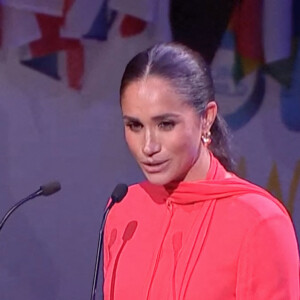 Première allocution publique de Meghan Markle au Royaume-Uni depuis le Megxit. Meghan Markle, duchesse de Sussex, lors du "One Young World Summit 2022" à Manchester, le 5 septembre 2022. © JLPPA/Bestimage 