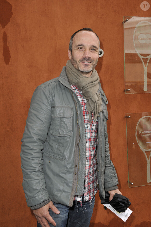 Eric Di Meco au Village de Roland Garros le 28 mai 2013. 