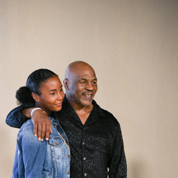Mike Tyson et sa fille Milan - Soirée LuisaViaRoma for UNICEF Winter Gala à Saint-Barthélemy, le 29 décembre 2022.