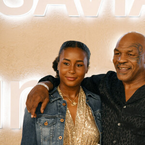 Mike Tyson et sa fille Milan - Soirée LuisaViaRoma for UNICEF Winter Gala à Saint-Barthélemy, le 29 décembre 2022.