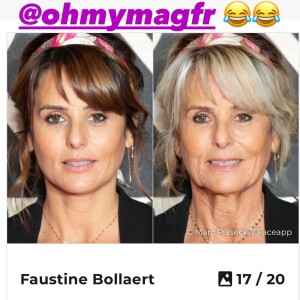Faustine Bollaert dans 30 ans, incroyable photo