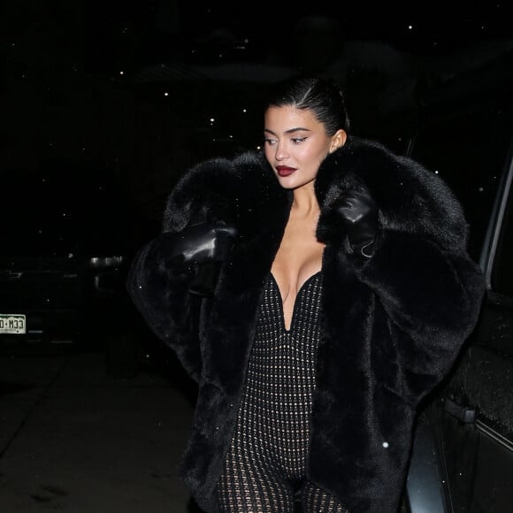 Exclusif - Kylie Jenner - Arrivées au dîner de réveillon du Nouvel An à Aspen, Colorado, Etats-Unis, le 31 décembre 2022.