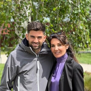 Enzo Zidane et sa mère, Véronique Zidane.