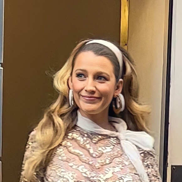 Blake Lively, enceinte de son quatrième enfant, arrive au colloque de Forbes "10th Annual Forbes Power Women's Summit" à New York le 15 septembre 2022.