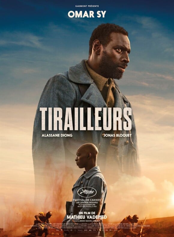 Omar Sy dans le film "Tirailleurs" de Mathieu Vadepied.