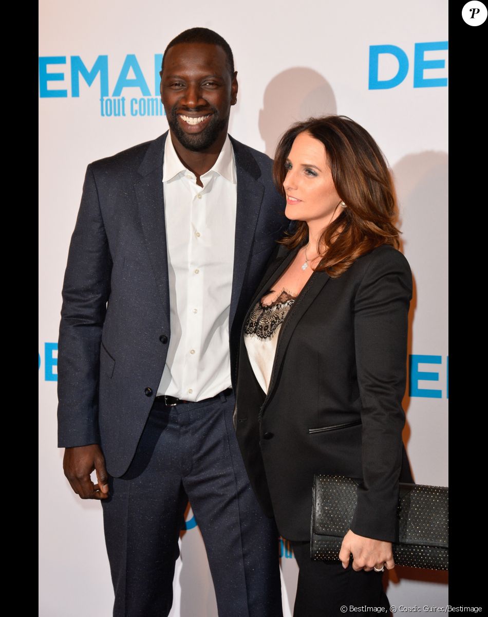 Omar Sy et sa femme Hélène - Avant première du film "Demain tout commence" au Grand Rex à Paris le 28 novembre 2016. © Coadic Guirec/Bestimage