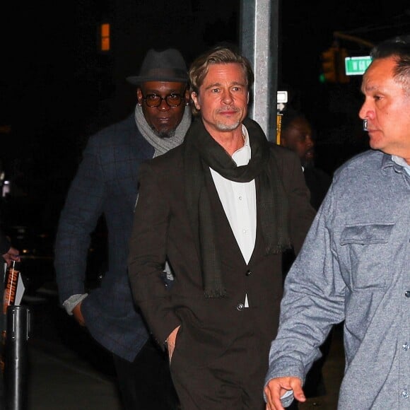 Brad Pitt assiste à une projection du film "Babylon" à New York le 22 novembre 2022.