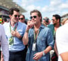 Brad Pitt lors du Grand Prix de Formule 1 (F1) des États-Unis à Austin, le 23 octobre 2022.