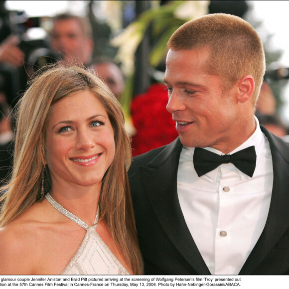 Brad Pitt et Jennifer Aniston au Festival de Cannes en 2004.