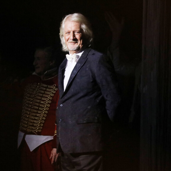 Exclusif - Patrick Sébastien - Spectacle "Le plus grand cabaret du monde" présenté par Patrick Sébastien au Dôme de Paris le 5 novembre 2021. © Bahi/Bestimage 