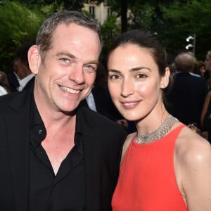 Exclusif - Garou et sa compagne Stéphanie Fournier à l'hôtel particulier Salomon de Rothschild à Paris, France. © Rachid Bellak/Bestimage