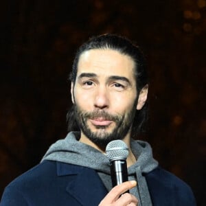 Tahar Rahim - Inauguration des illuminations de l'Avenue des Champs-Elysées à Paris le 20 novembre 2022. © Coadic Guirec/Bestimage