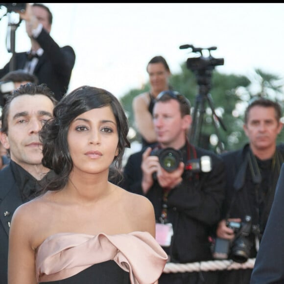 Tahar Rahim, Leïla Bekhti - Montée des marches du film "Le Prophète" au 62ème festival de Cannes en 2009